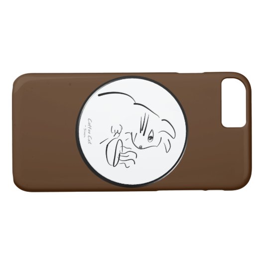 KoffiekAT-hoesje Case-Mate iPhone Case (Achterkant (Horizontaal))