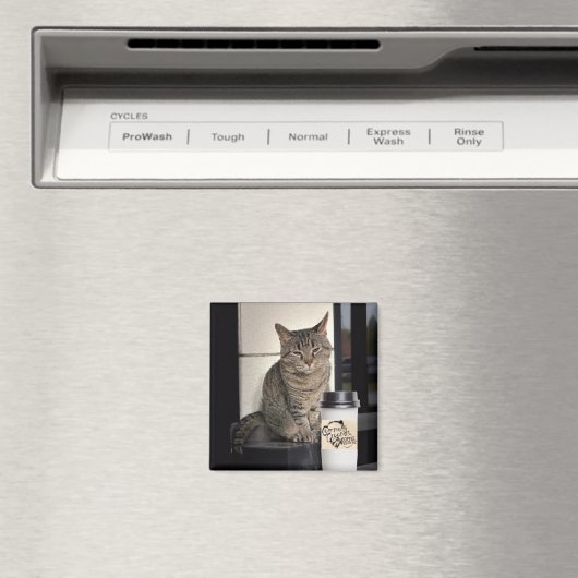 Koffiekat Magneet (Insitu (Vaatwasser))