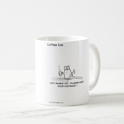 Koffiekat    - mok koffie (Voorkant rechts)