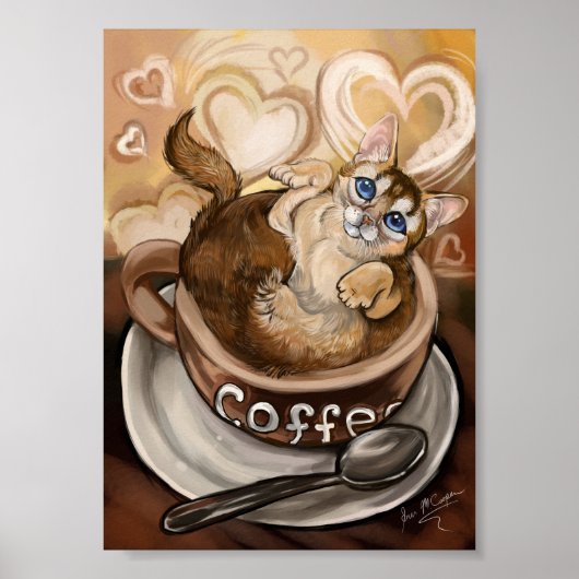 Koffiekat Poster (Voorkant)