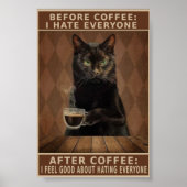  koffiekat poster (Voorkant)