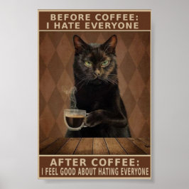  koffiekat poster