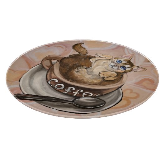 Koffiekat Snijplank (Hoek)