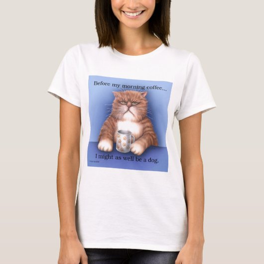 Koffiekat T-shirt (Voorkant)
