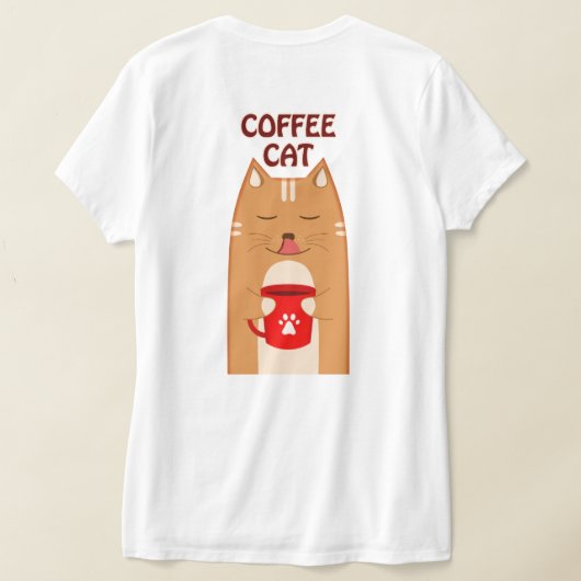 Koffiekat | t-shirt (Laag Achter)