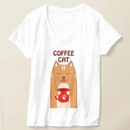 Koffiekat | t-shirt (Laagn)