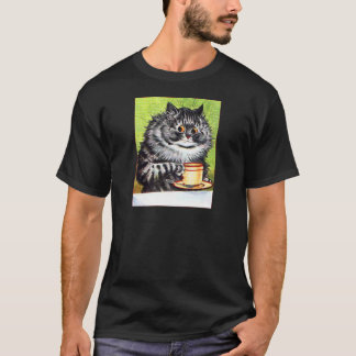 Koffiekat (Vintage-image) T-shirt