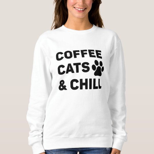 Koffiekatten & Chillen Trui (Voorkant)