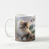 Koffiekatten en strand koffiemok (Links)