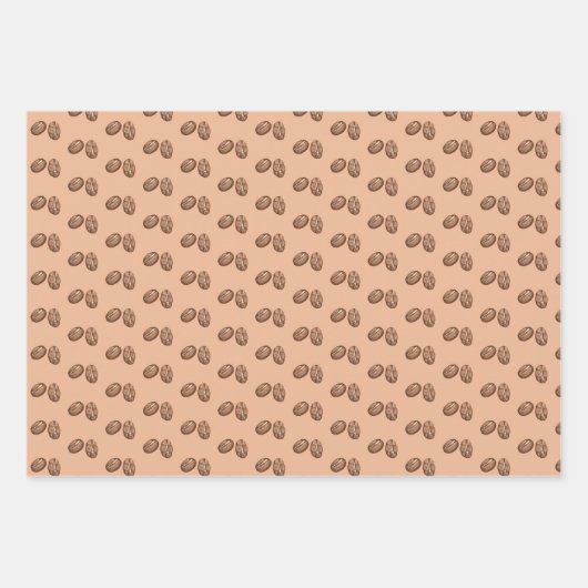 Koffiekatten Patroon Inpakpapier Vel (Voorkant 2)