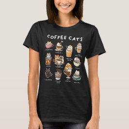 Koffiekatten T-shirt Grappig
