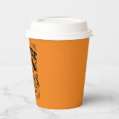 koffiekattenheksen spreiden Halloween party Papieren Bekers (Links)