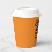 koffiekattenheksen spreiden Halloween party Papieren Bekers (Rechts)