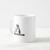 Koffiekenner Schattigee Classy Kattenkoffie Mok (Voorkant links)