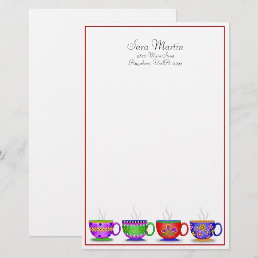 Koffiekerbakkerij Briefpapier (Voorkant / Achterkant)