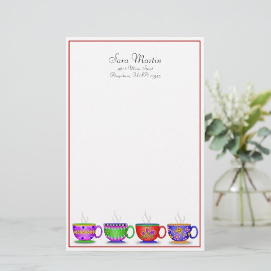 Koffiekerbakkerij Briefpapier (Staand voorkant)