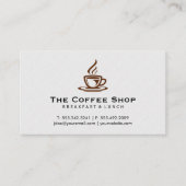 Koffiekerstomen Visitekaartje (Voorkant)