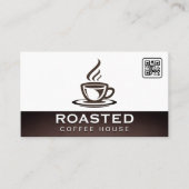 Koffiekerstomen | Visitekaartje QR-code (Voorkant)