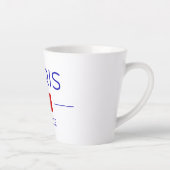 Koffieketen van Parijs Latte Mok (Rechts)
