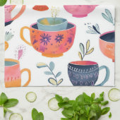  koffiekeukenhanddoeken theedoek (Gevouwen)