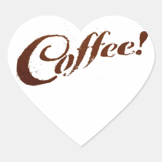 Koffiekkoffie — Heart Sticker (Voorkant)