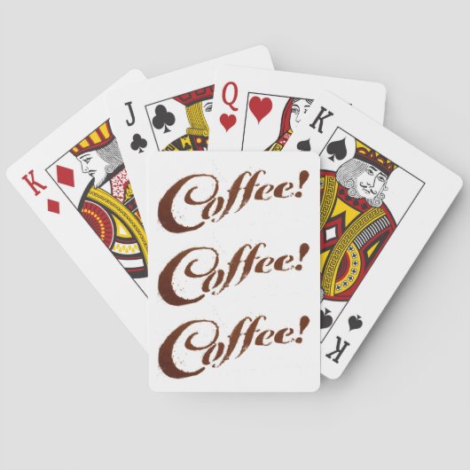 Koffiekkoffie — speelkaarten (Achterkant)