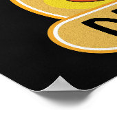 Koffiekkoffiebeker Aangepaste zwarte Posters (Hoek)