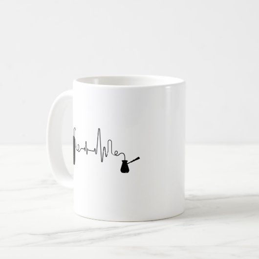 Koffiekkoffiebeker Caffeine Lovers Koffiemok (Voorkant links)