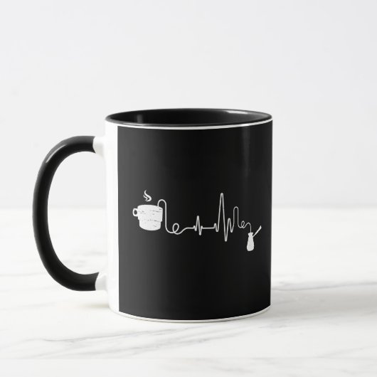 Koffiekkoffiebeker Caffeine Lovers Mok (Links)