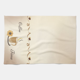Koffiekkoffiebeker Daisy Kitchen Towel Theedoek