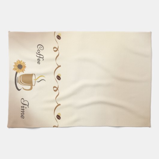 Koffiekkoffiebeker Daisy Kitchen Towel Theedoek (Horizontaal)