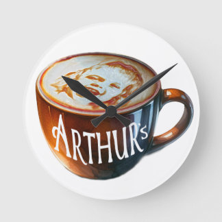 koffieklok ronde klok