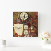 Koffieklok Vierkante Klok (Huis)