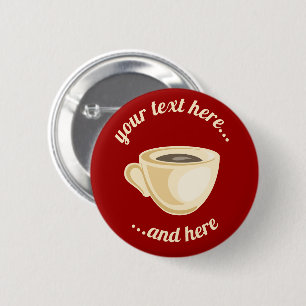 Koffieknop Ronde Button 5,7 Cm