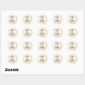 Koffiekoffie Classic Ronde Stickers (Vel)