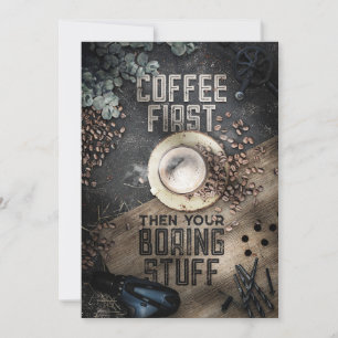 Koffiekoffie eerst en daarna het stuifmeel save the date