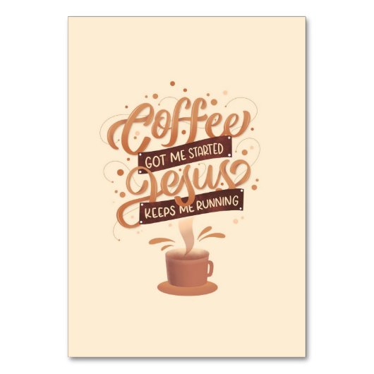 Koffiekoffie en Jezus Kaart (Voorkant)