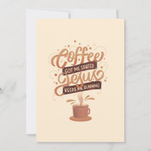 Koffiekoffie en Jezus Save The Date