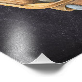 Koffiekoffie en koude koffie foto afdruk (Hoek)