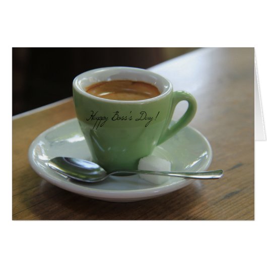 Koffiekoffie-Kaart op de feestdag (Voorkant Horizontaal)