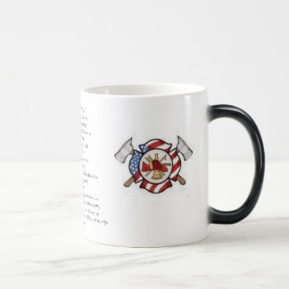 Koffiekoffie-Mok "A Firefighter's Prayer" Magische Mok