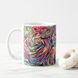  koffiekoffie-mok, artsy-mok, mok schilders