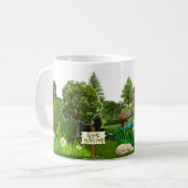 Koffiekoffie-Mok Gevist, beker Koffiemok (Voorkant links)