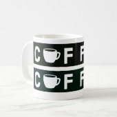 Koffiekoffie-Mok Koffiemok (Voorkant links)