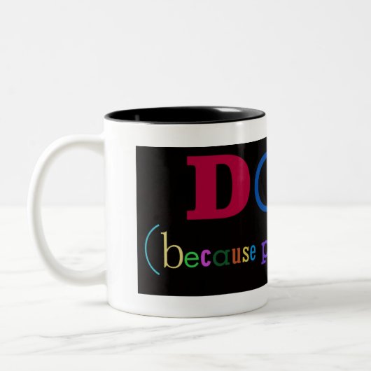 Koffiekoffie-Mok Tweekleurige Koffiemok (Links)