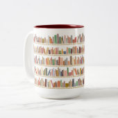 Koffiekoffie-Mok Tweekleurige Koffiemok (Voorkant links)