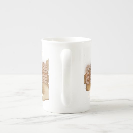 Koffiekoffie Witte Mok (Achterkant)