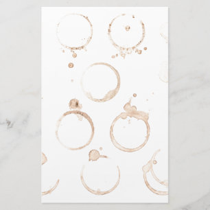 Koffiekoffievlek Briefpapier