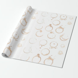 Koffiekoffievlek Cadeaupapier
