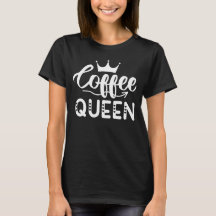 Koffiekoningin verliefd op koffie humor